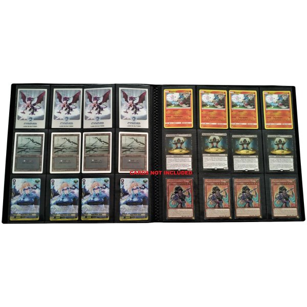 Arkero-G Premium Playset Pro Binder Schwarz (gro&szlig;, 12-Pocket)