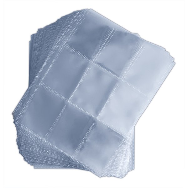 Arkero-G 50 Premium 9-Pocket Pages (50 Seiten) - f&uuml;r Karten in Standardgr&ouml;&szlig;e (z.B. Pokemon, Magic)