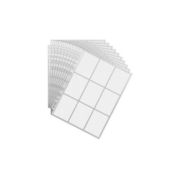 Arkero-G 50 Premium 9-Pocket Pages (50 Seiten) - f&uuml;r Karten in japanischer Gr&ouml;&szlig;e (z.B. Yu-Gi-Oh!)