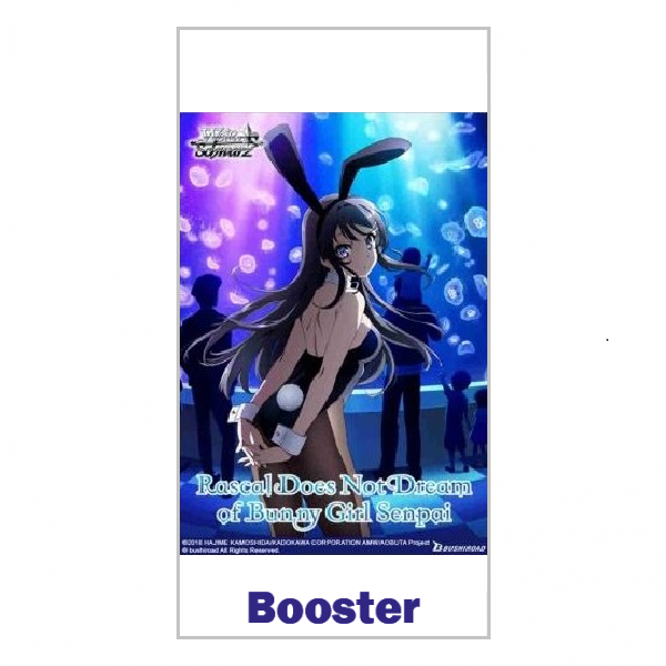 Weiss Schwarz TCG: Rascal Does Not Dream of Bunny Girl Senpai Booster Reprint (englisch)