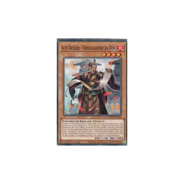 Alte Krieger - Verschlagener Jia Wen ETCO-DE022