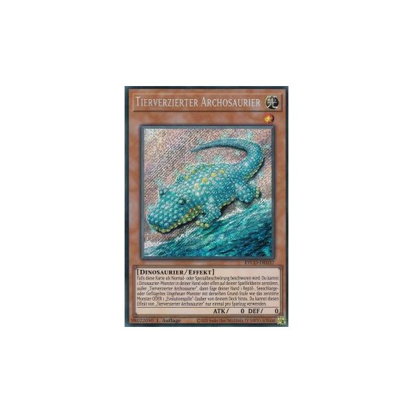 Tierverzierter Archosaurier ETCO-DE037