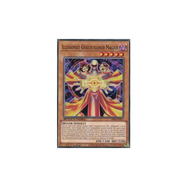 Illusionist Gesichtsloser Magier SS04-DEB13