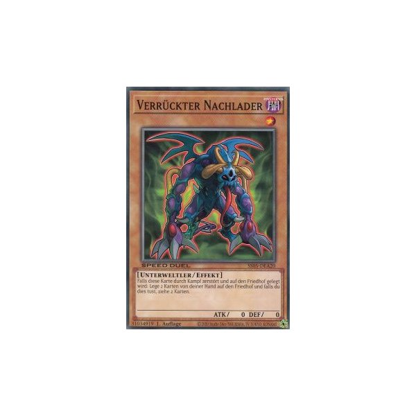 Verr&uuml;ckter Nachlader SS05-DEA20