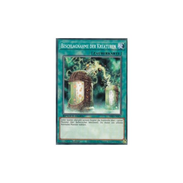 Beschlagnahme der Kreaturen SS05-DEB23