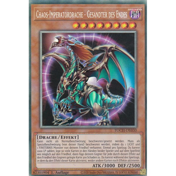 Chaos-Imperatordrache - Gesandter des Endes (Collectors Rare) TOCH-DE030cr