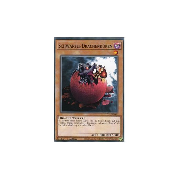 Schwarzes Drachenk&uuml;ken LDS1-DE002