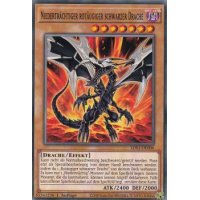 Niederträchtiger rotäugiger schwarzer Drache LDS1-DE006