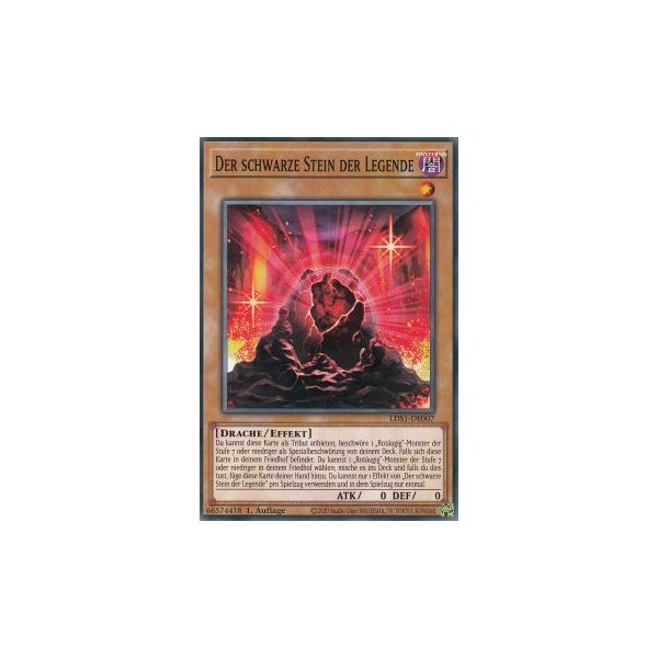 Der schwarze Stein der Legende LDS1-DE007