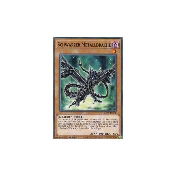Schwarzer Metalldrache LDS1-DE008
