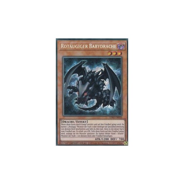 Rot&auml;ugiger Babydrache LDS1-DE010