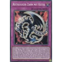 Rotäugiger Zahn mit Kette LDS1-DE021