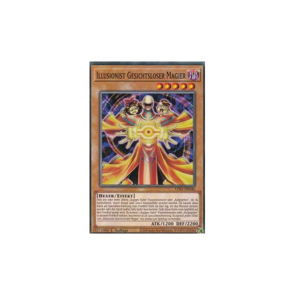 Illusionist Gesichtsloser Magier LDS1-DE046