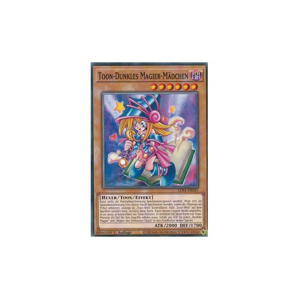 Toon-Dunkles Magier-M&auml;dchen LDS1-DE057