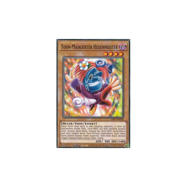 Toon-Maskierter Hexenmeister LDS1-DE058