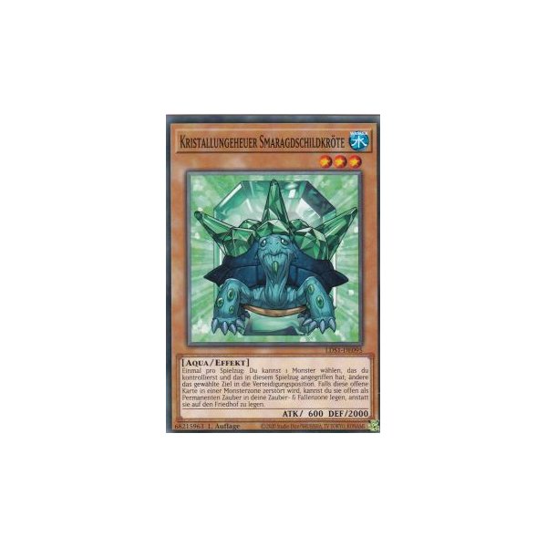 Kristallungeheuer Smaragdschildkr&ouml;te LDS1-DE095