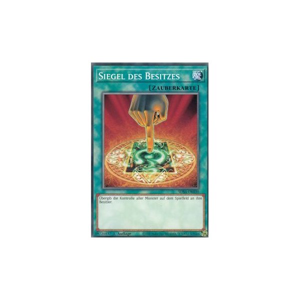 Siegel des Besitzes SDSA-DE030