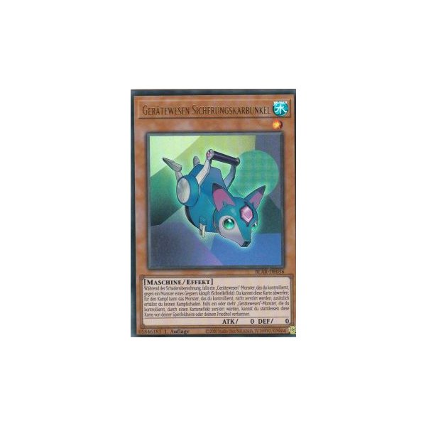 Ger&auml;tewesen Sicherungskarbunkel BLAR-DE036