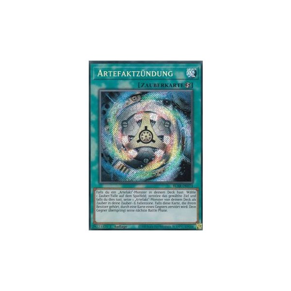 Artefaktz&uuml;ndung BLAR-DE074