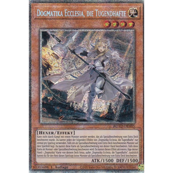 Dogmatika Ecclesia, die Tugendhafte (Starlight Rare) ROTD-DE005str