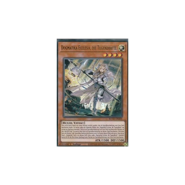 Dogmatika Ecclesia, die Tugendhafte (Ultra Rare) ROTD-DE005
