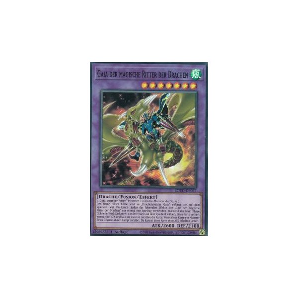 Gaia der magischer Ritter der Drachen (Super Rare) ROTD-DE037