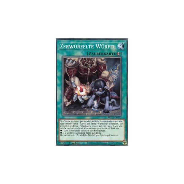 Zerw&uuml;rfelte W&uuml;rfel ROTD-DE067