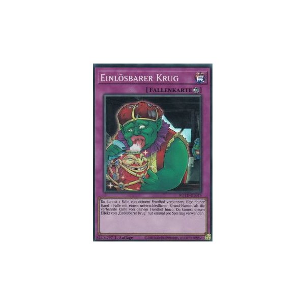 Einl&ouml;sbarer Krug ROTD-DE078