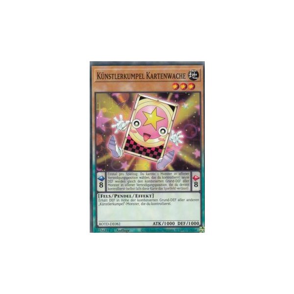 K&uuml;nstlerkumpel Kartenwache ROTD-DE082