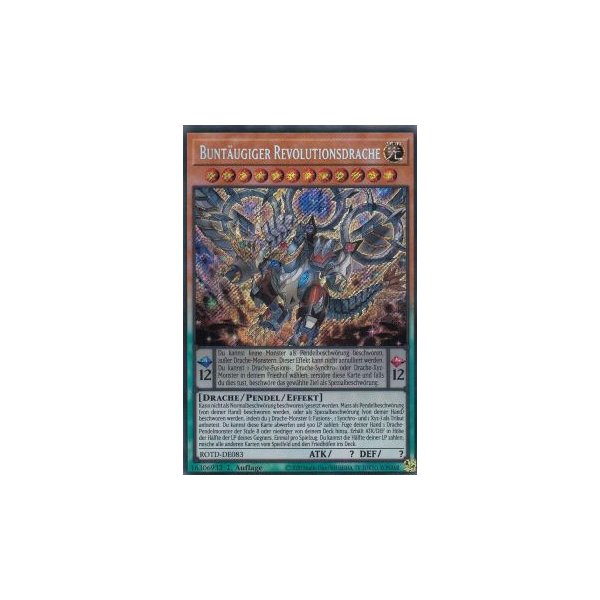 Bunt&auml;ugiger Revolutionsdrache ROTD-DE083