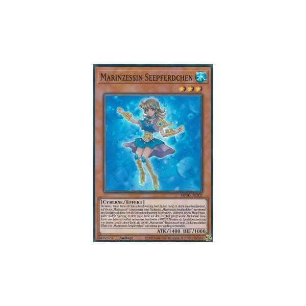Marinzessin Seepferdchen MP20-DE102