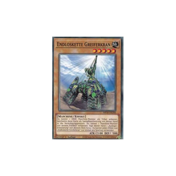 Endloskette Greiferkran MP20-DE208