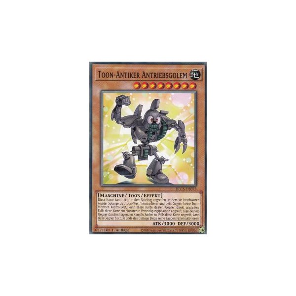Toon-Antiker Antriebsgolem DLCS-DE073