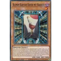 Blumen-Kartian Kiefer mit Kranich DLCS-DE131