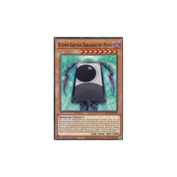 Blumen-Kartian Zebragras mit Mond DLCS-DE132