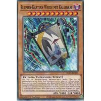 Blumen-Kartian Weide mit Kalligraf DLCS-DE133