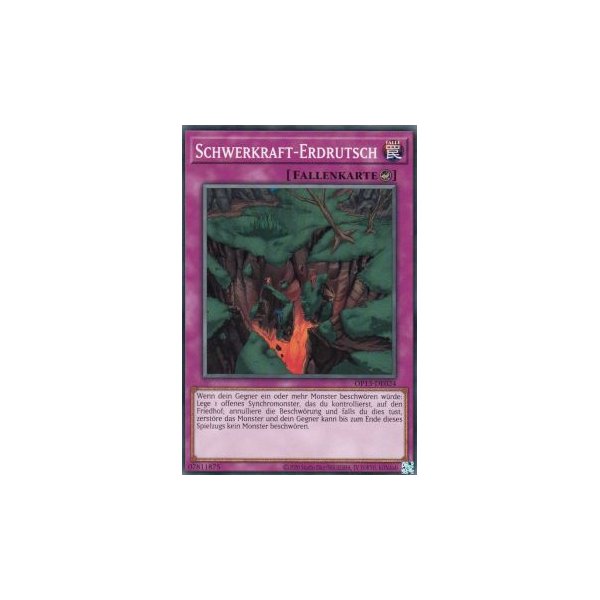 Schwerkraft-Erdrutsch OP13-DE024