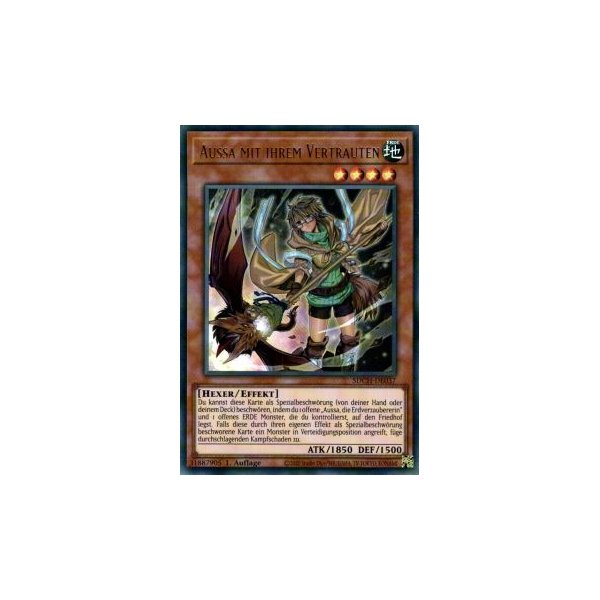 Aussa mit ihrem Vertrauten (alt. Art.) Ultra Rare SDCH-DE037