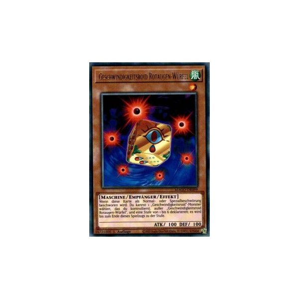 Geschwindigkeitsroid Rotaugen-W&uuml;rfel MAGO-DE099