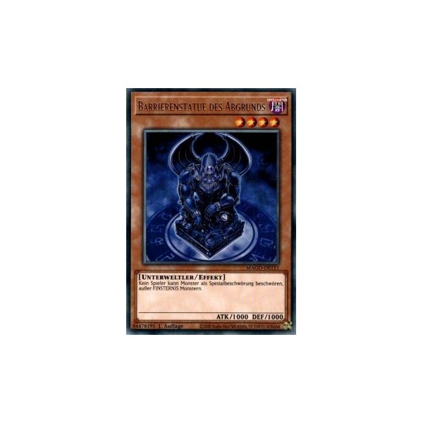 Barrierenstatue des Abgrunds MAGO-DE111