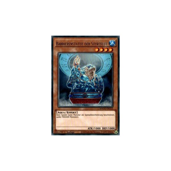 Barrierenstatue der Sturzflut MAGO-DE112