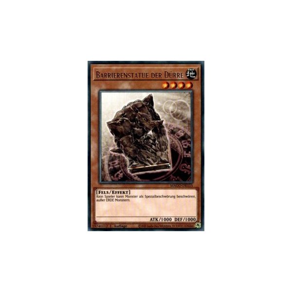 Barrierenstatue der D&uuml;rre MAGO-DE115