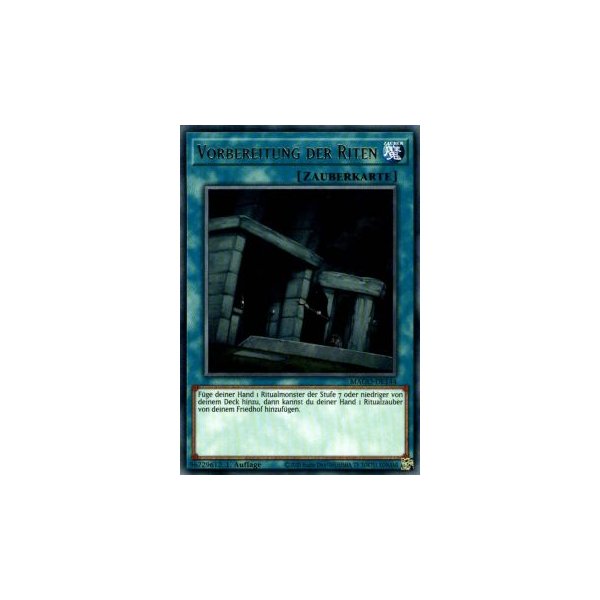 Vorbereitung der Riten MAGO-DE144