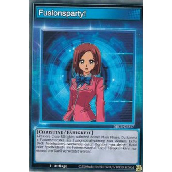 Fusionsparty! SBCB-DES17