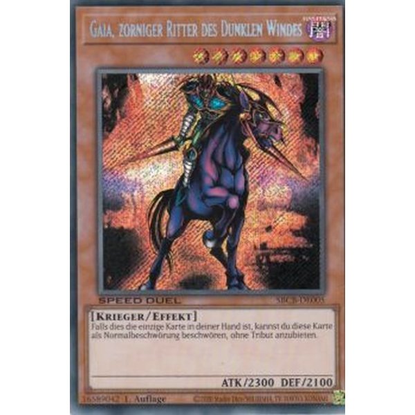 Gaia, zorniger Ritter des Dunklen Windes (Secret Rare) SBCB-DE005-SCR