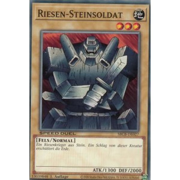Riesen-Steinsoldat SBCB-DE027