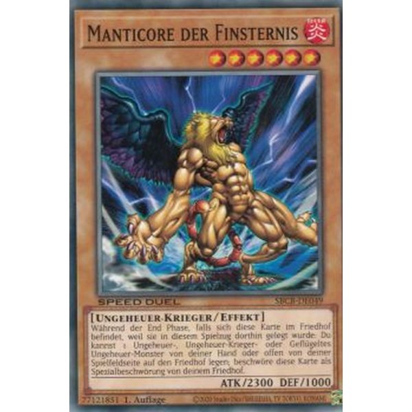 Manticore der Finsternis SBCB-DE049