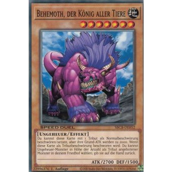 Behemoth, der K&ouml;nig aller Tiere SBCB-DE052
