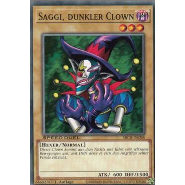 Saggi, dunkler Clown SBCB-DE088