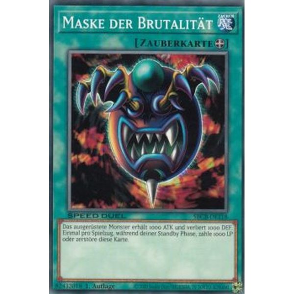 Maske der Brutalit&auml;t SBCB-DE118